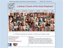 Tablet Screenshot of goodshepherdhamden.org